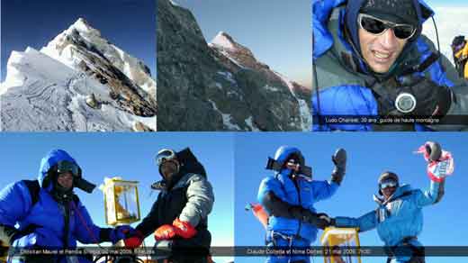 
Everest North Face Summit Ridge, Ludo Challeat, Christian Maurel, Pemba Sherpa On Everest Summit May 20, 2009, Claude Colletta And Nima Dorje On Everest Summit May 21, 2009 - Everest: Arete Nord Versant tibetain DVD
